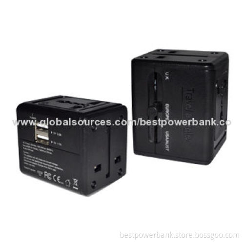 5V/3.5A Multiple Plugs USB Output Home Chargers with UK/US/AU/EU Plug in One Pattern